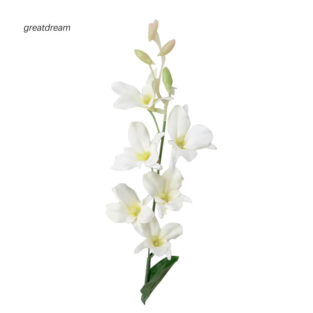 Chậu Hoa Lan Nhân Tạo Dùng Để Trang Trí Nhà / Văn Phòng / Tiệc Cưới