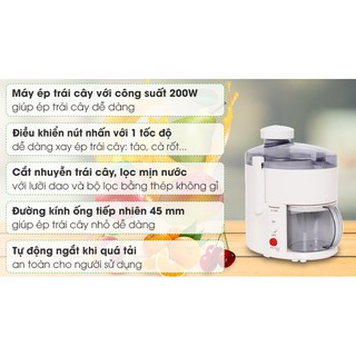 Máy ép trái cây panasonic mj-68mwra