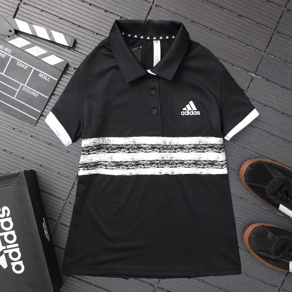 Áo Thể Thao Nữ Có Cổ ,PHỐI 3 SỌC  Kiểu Dáng Năng Động Tinh Tế, CHẤT LIỆU Thấm Hút  Mồ Hôi Tốt