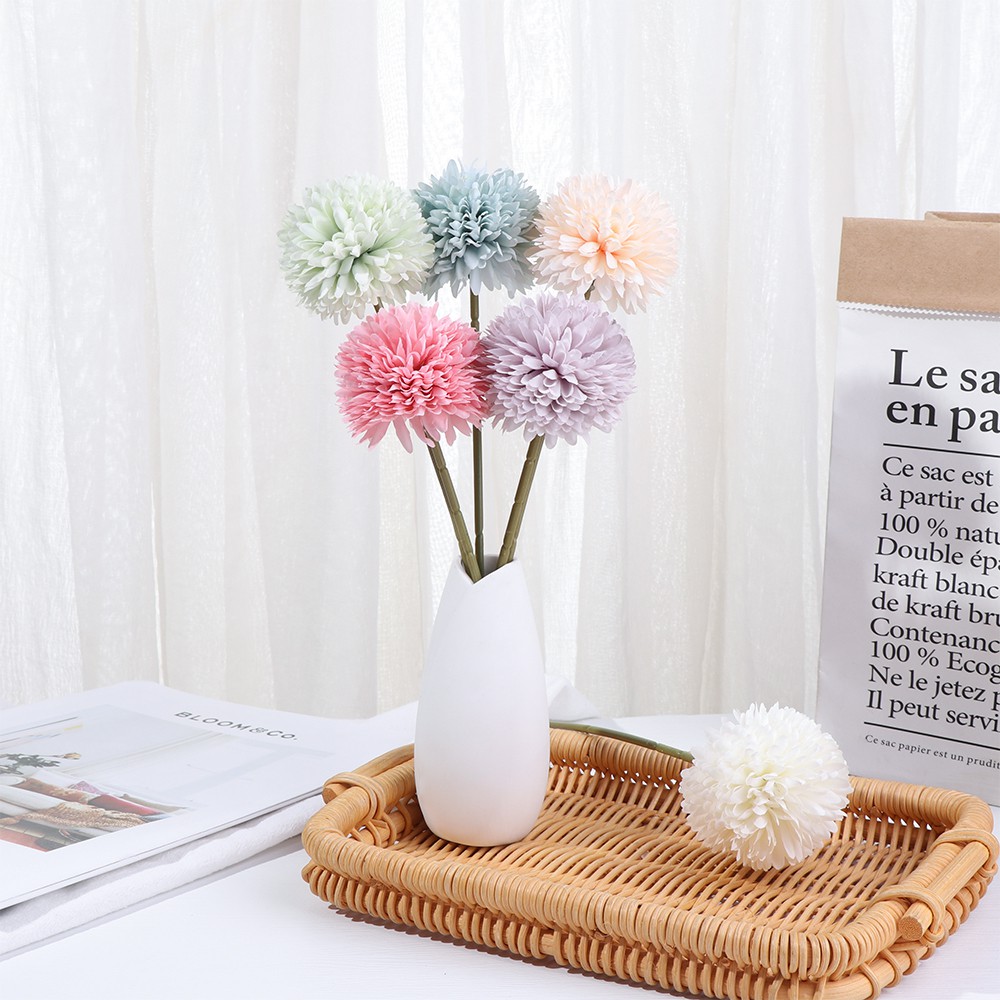 Bó Hoa Cẩm Tú Cầu Giả Bằng Lụa Dùng Trang Trí