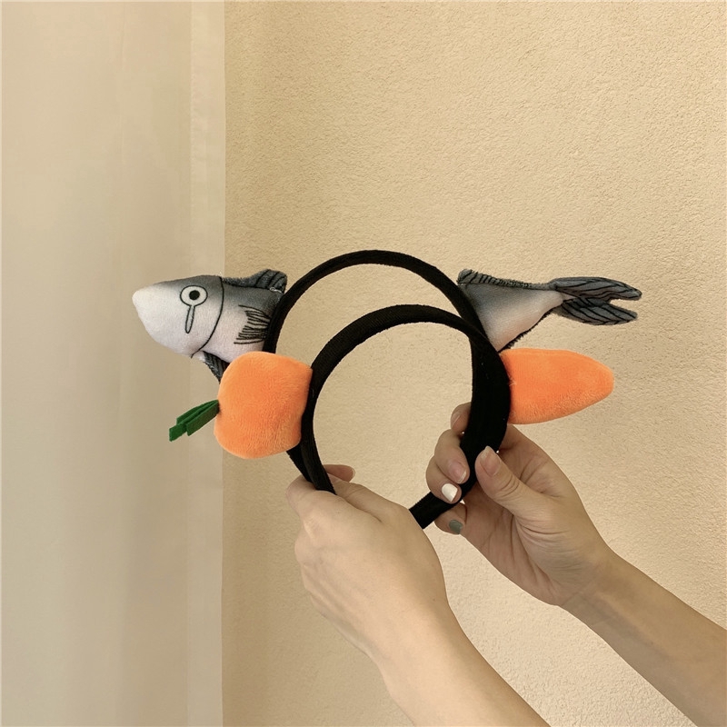 Băng đô rửa mặt trang trí cà rốt đơn giản xinh xắn cho nữ d061501