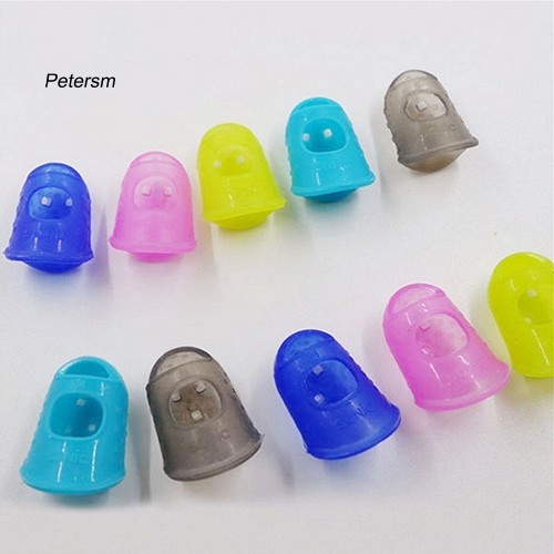 Bộ 4 Dụng Cụ Bảo Vệ Ngón Tay Trái Bằng Silicon Cho Đàn Ukulele Guitar Tiện Dụng