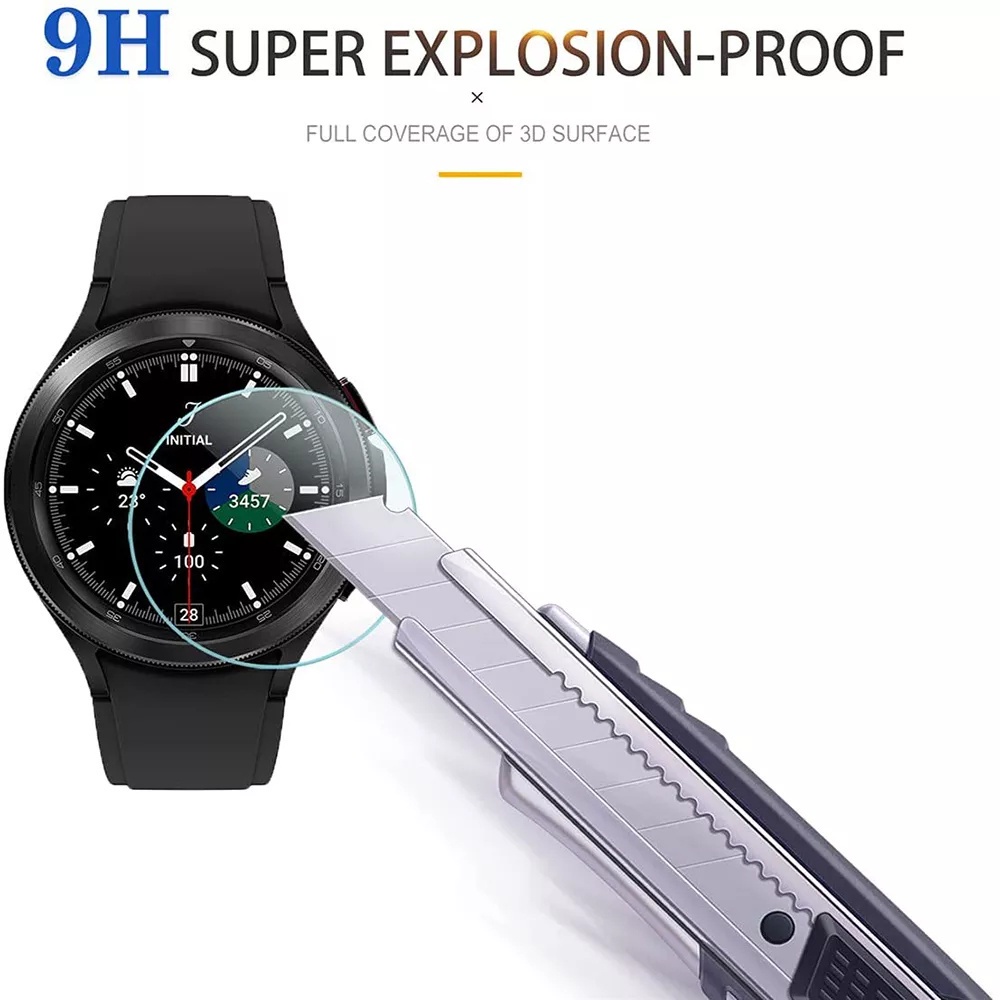 Kính cường lực 2.5D thích hợp cho đồng hồ thông minh Samsung Galaxy Watch 4 Classic Watch4