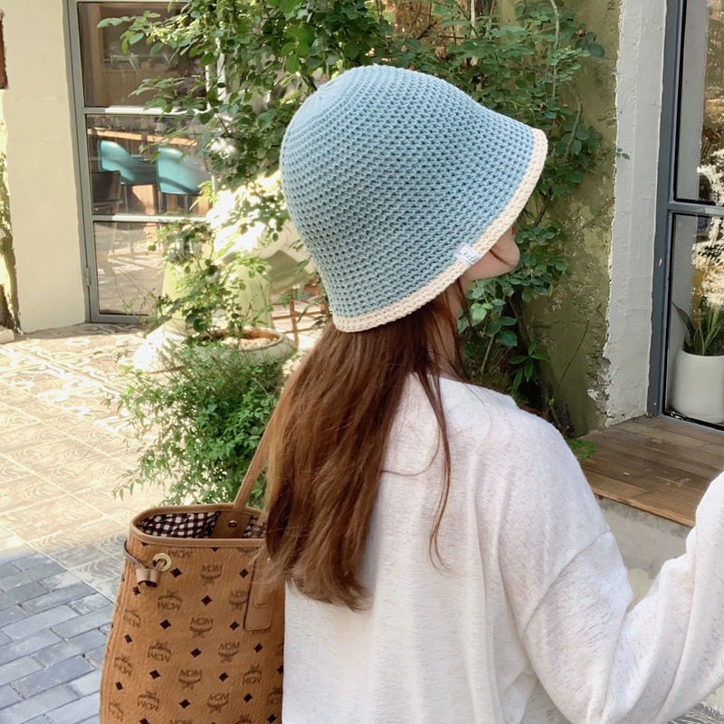 Mũ Bucket Chống Nắng Thoáng Khí Thời Trang Xuân Hè Phong Cách Nhật Bản Cho Nữ