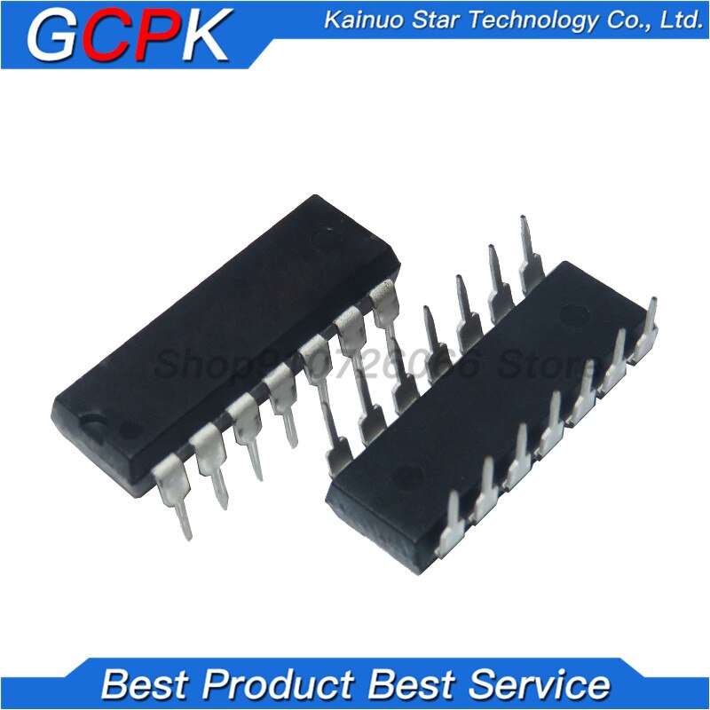 10 Pliters 74hc74n 74hc74 sn74hc74n dip-14 dép xỏ ngón dupla dupla D-TYPE edge-trrig novo nguyên bản