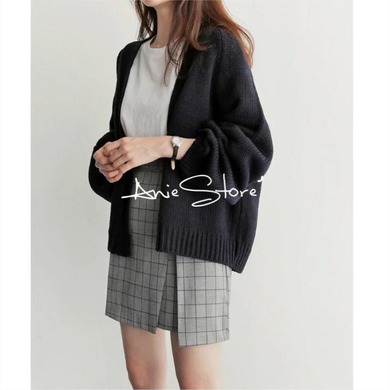 Áo Cardigan Nữ Len Dày Dáng Rộng 🦋 Áo Khoác Nữ Dáng Dài 3 Màu 🦋 | BigBuy360 - bigbuy360.vn