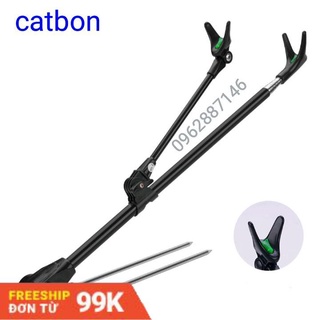 Chống cần câu đài catbon 2m1 xoay 180 cao cấp