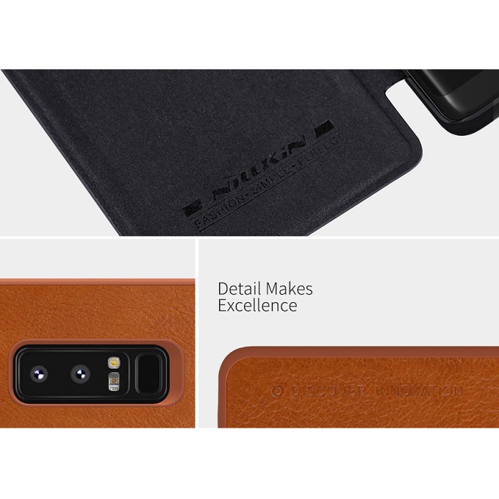 [ƯU ĐÃI]BAO DA SAMSUNG GALAXY NOTE 8 NILLKIN QIN CHÍNH HÃNG | BigBuy360 - bigbuy360.vn