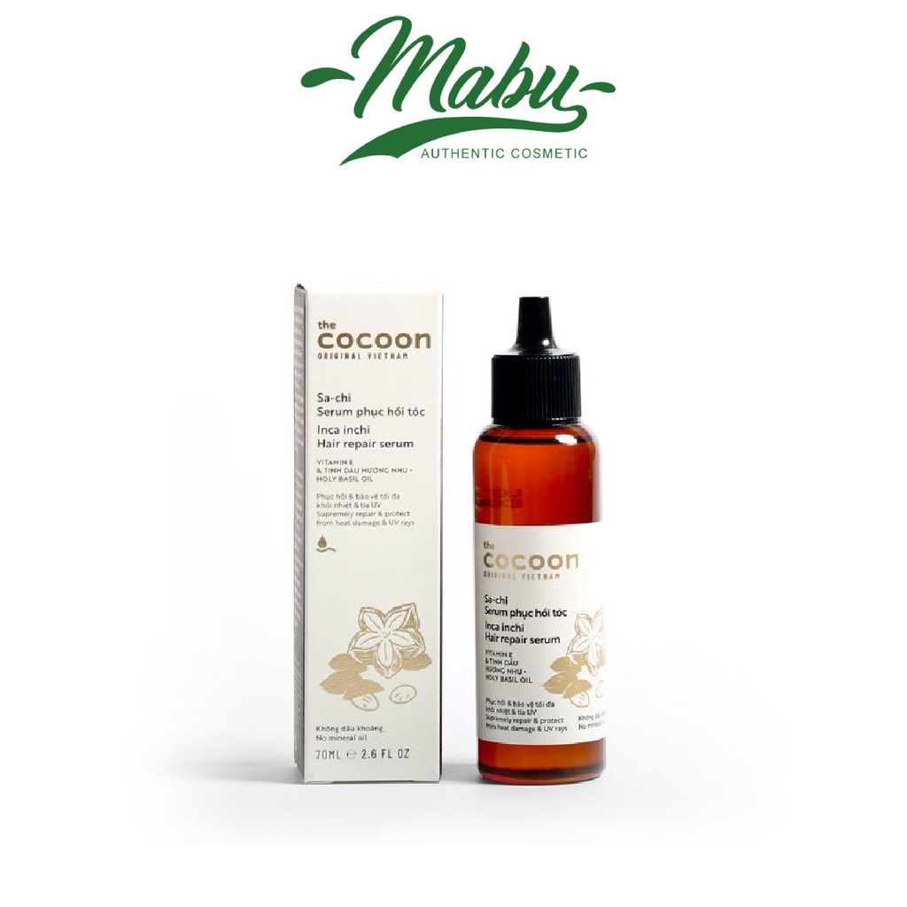 Serum Phục Hồi Tóc THE COCOON Sa-Chi Inca Inchi Hair Repair Serum