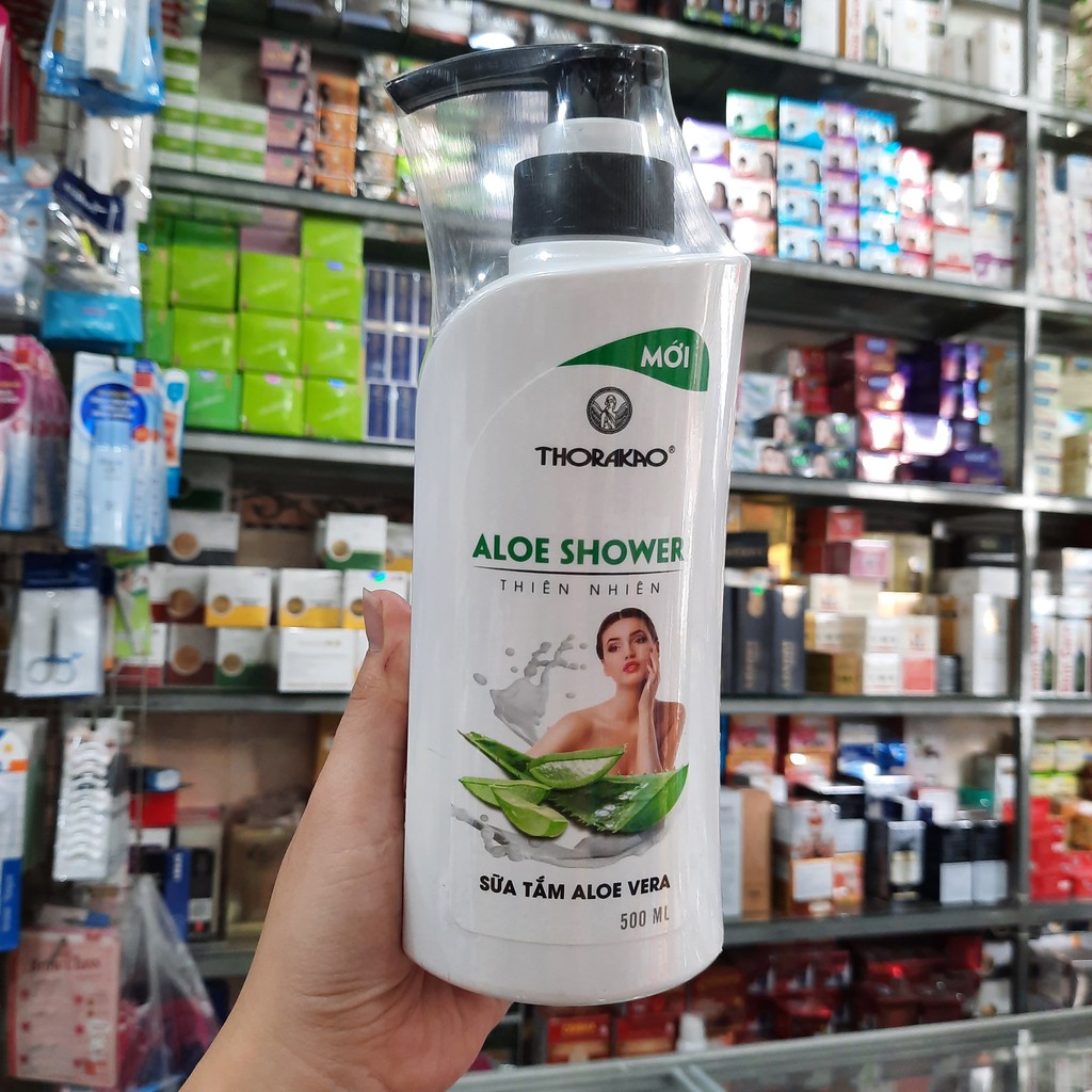 Sữa tắm dưỡng ẩm Alovera Thorakao 500ml