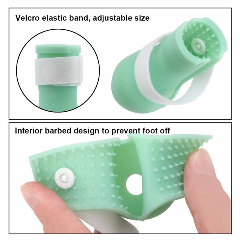 Bộ 4 Miếng Silicone Bọc Chân Mèo Chống Trầy Xước Khi Tắm Tiện Dụng