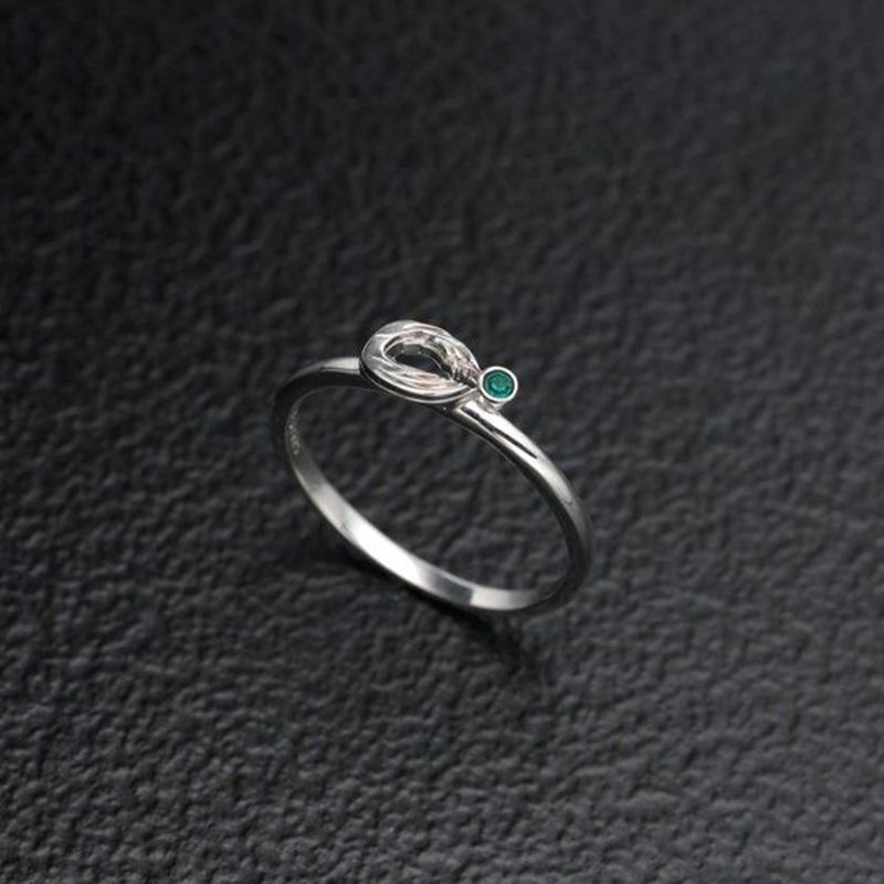 Nhẫn Thời Trang Mạ Bạc 925 Hình Kamen Rider W Độc Đáo