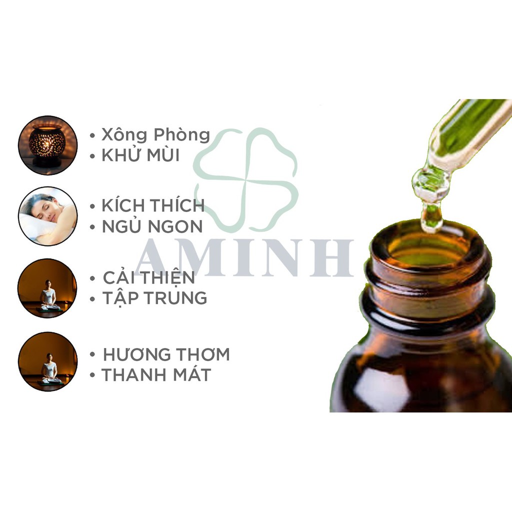 Tinh Dầu Thiên Nhiên Oải Hương Cao Cấp AMINH Nhập Khẩu Tinh Dầu Thơm Từ Ấn Độ Lọ 10ml Giúp Thư Giãn,Thơm Phòng