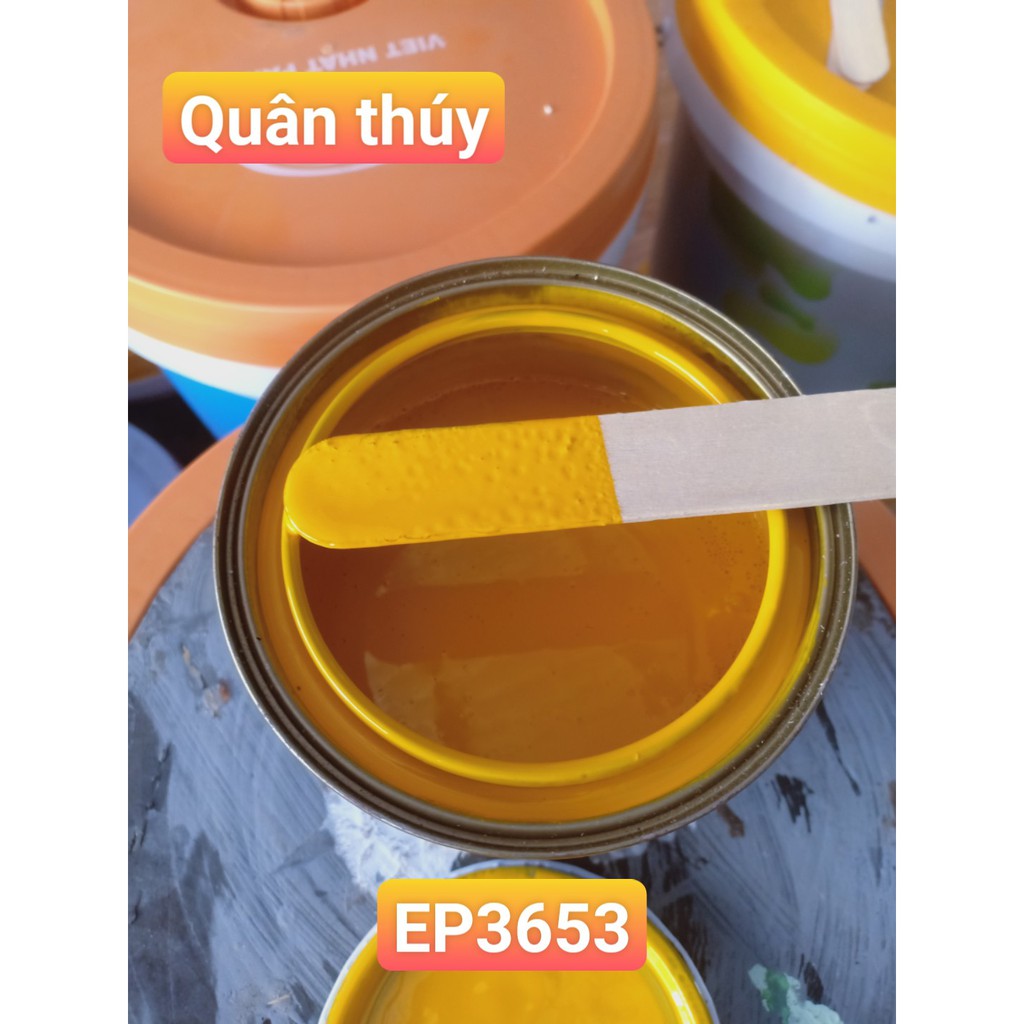 Sơn kẽm Hải Âu Epoxy Màu Vàng EP3653 (1L) sơn mạ kẽm 2 thành phần