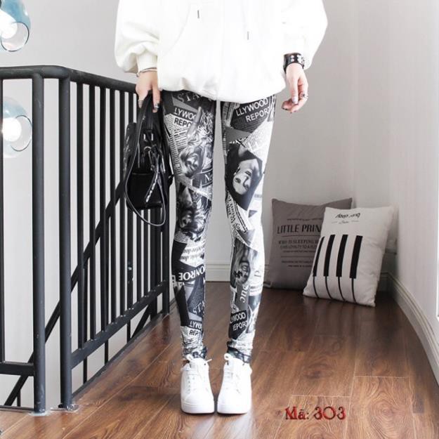 quần legging nữ , quần thun ôm nhiều mẫu nhiều hoạ tiết đẹp -1-