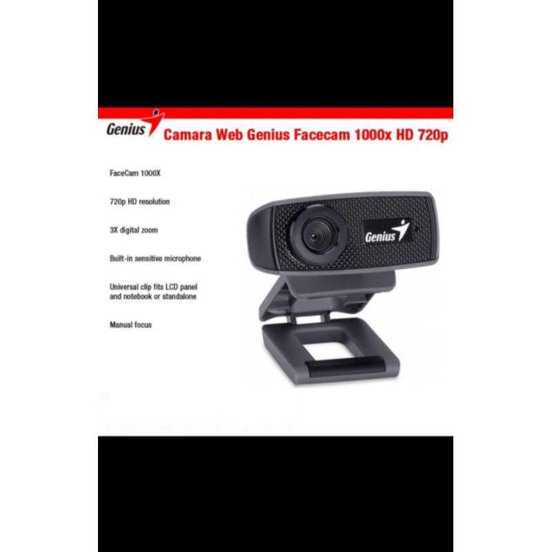 Webcam Genius 1000x Hd 720 / Genius Facecam 1000xhd 720 | BigBuy360 - bigbuy360.vn