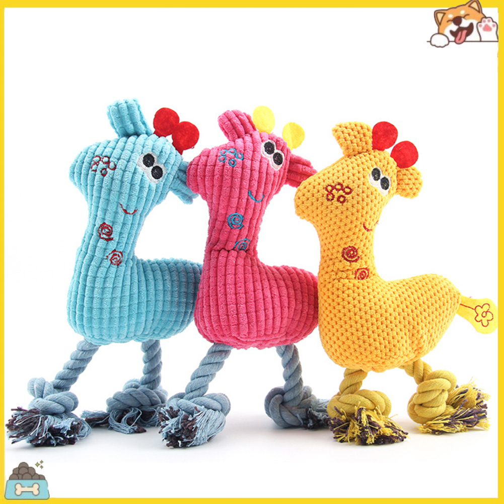 Thú nhồi bông phát tiếng kêu làm sạch răng cho thú cưng