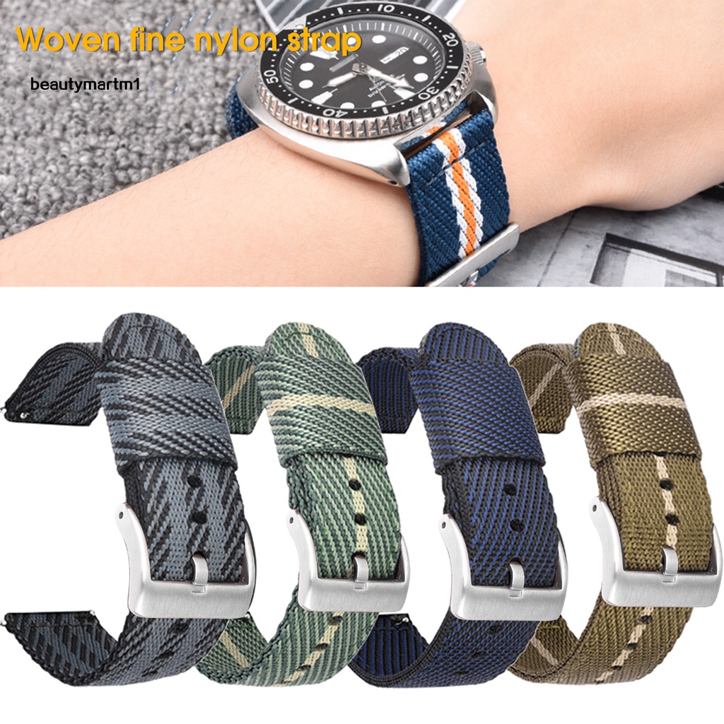 Dây Nylon Mềm Chống Mồ Hôi Thoáng Khí 22mm Cho Đồng Hồ Thể Thao Beautymartm1 Huawei GT2