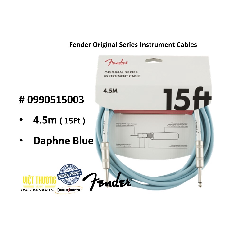 Dây tín hiệu âm thanh chính hãng Fender Original Cables