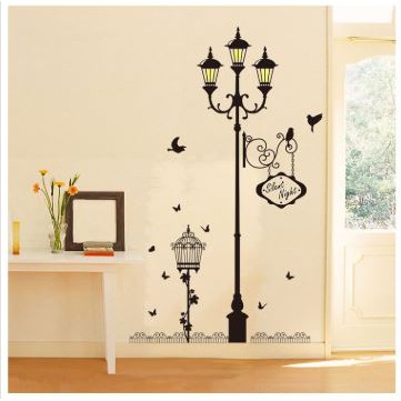 Decal dán tường, tranh dán tường, tranh dán chân tường, tranh trang trí decor phòng nhiều mẫu lựa chọn - Mẫu 1