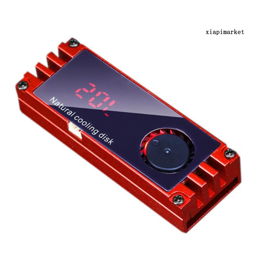 Quạt Tản Nhiệt Màn Hình Hiển Thị Nhiệt Độ Bằng Nhôm Cho Nvme Ssd M.2 | BigBuy360 - bigbuy360.vn