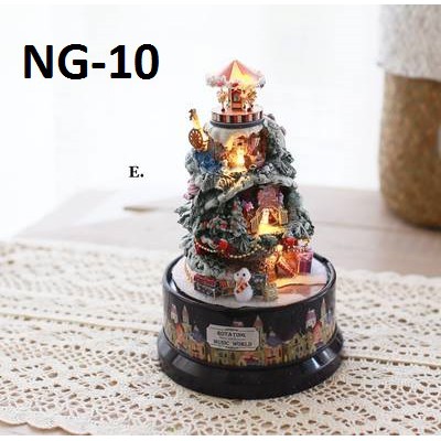 Mô hình nhà gỗ DIY - Chủ đề Noel