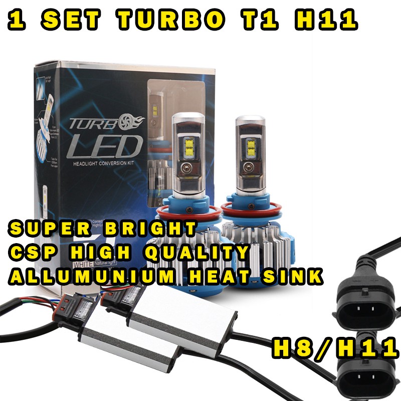 Đèn Led Turbo T1 H4 H11 Chất Lượng Cao