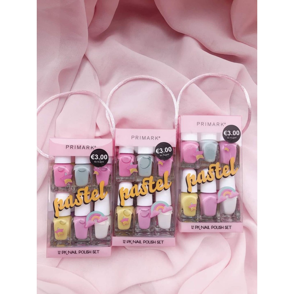 Set sơn móng tay cho bé gái 12 màu Pastel - Pháp