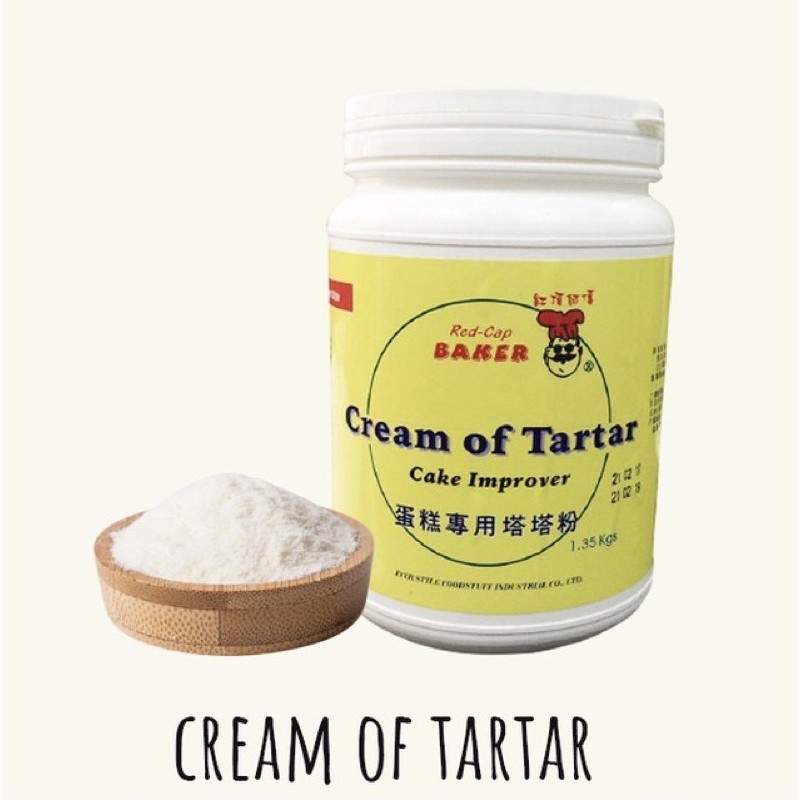 Bột bông lòng trắng trứng Cream of Tartar 1.35kg (nguyên hộp) / Tartar Baking Powder 1.35kg (Mẫu mới)