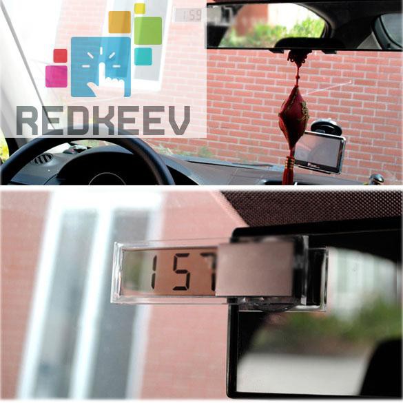 Đồng Hồ Điện Tử Hiển Thị Lcd Redkeev 1.13 Cho Xe Hơi