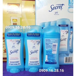 Lăn sáp khử mùi nữ Secret 59g Powder Fresh