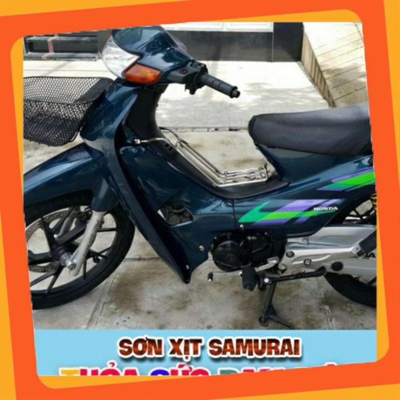 sơn xịt samurai màu xanh nhớt wave honda H612