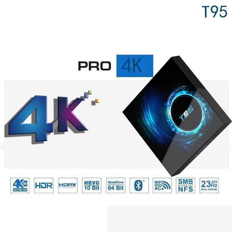 android tivibox T95 2 phiên bản là 4gb+32gb và 4gb+64gb, cấu hình mạnh, không giật không lag, có wifi kép và bluetooth !
