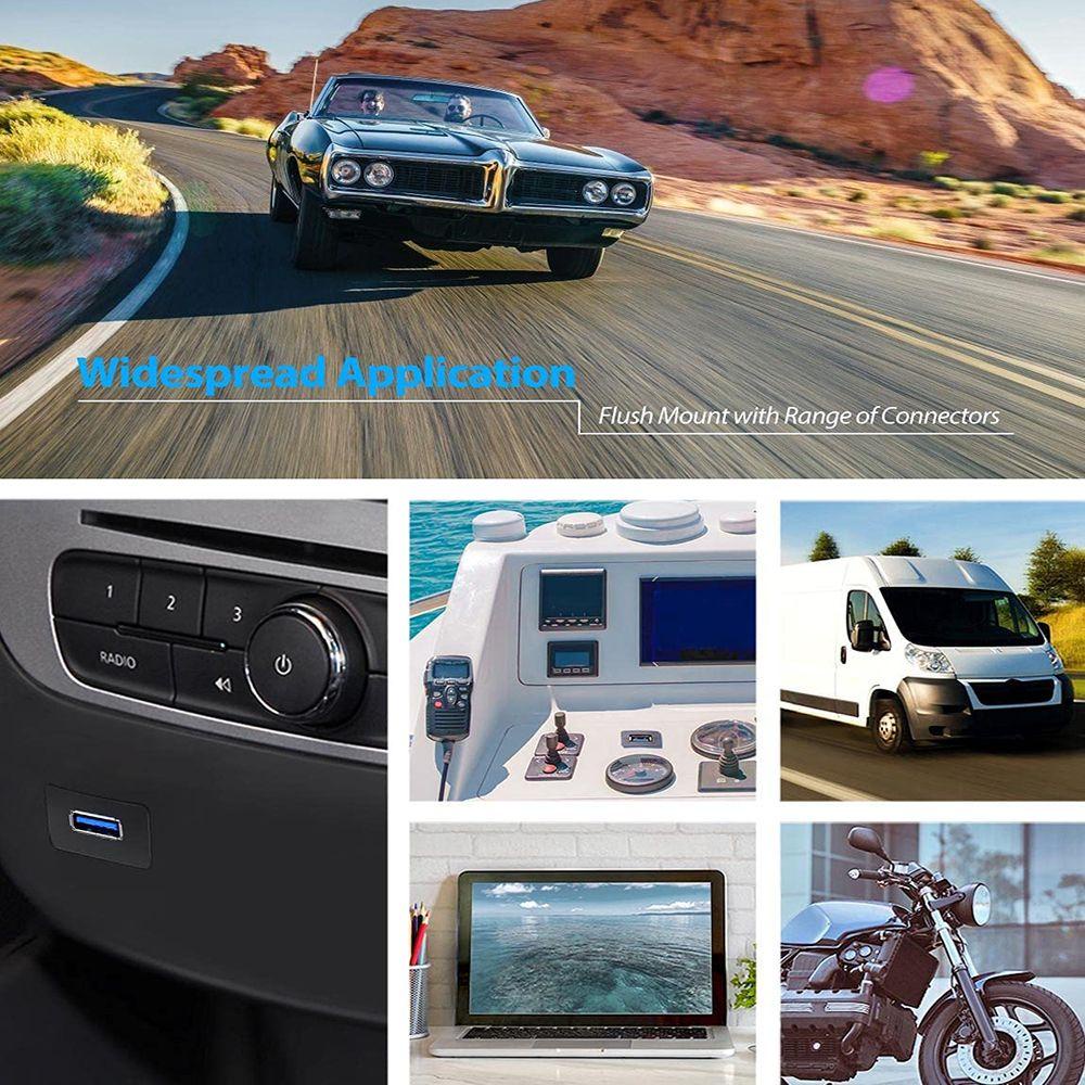 Dây Cáp Nối Dài Bảng Điều Khiển Xe Máy Hình Vuông Chống Nước Có Khóa