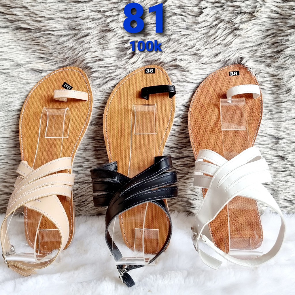 Sandal Quai Hậu Nữ Đẹp Đi Học Đi Làm Giá Rẻ - MS 081