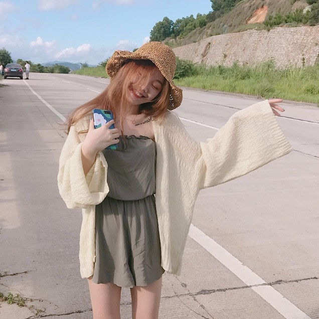 Áo len Cadigan mỏng phong cách Hàn Quốc | BigBuy360 - bigbuy360.vn