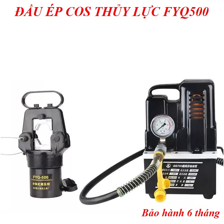 Đầu Ép Cos Thủy Lực FYQ500 -Phạm Vi Ép 16-500mm2- Bảo Hành 6 Tháng
