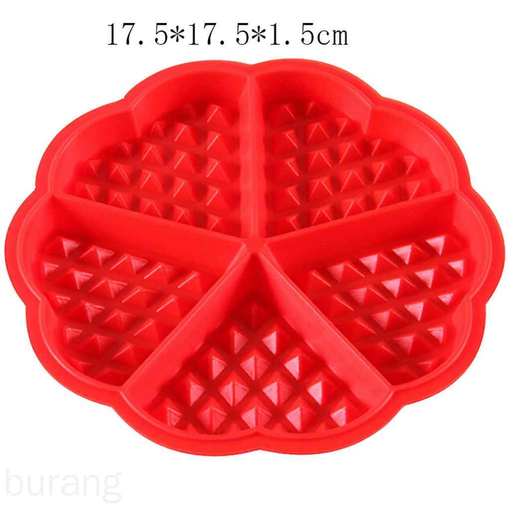 Khuôn Silicone Làm Bánh Waffle / Sô Cô La Chịu Nhiệt Tiện Dụng