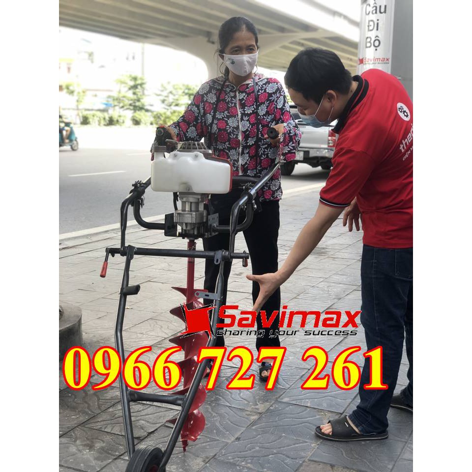 THANH LÝ TỒN KHO máy khoan đất có bánh xe đẩy tay SV261 chỉ có duy nhất 3 ngày tại SAVIMAX