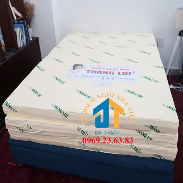 Nệm caosu non 1m4x2m Thắng Lợi