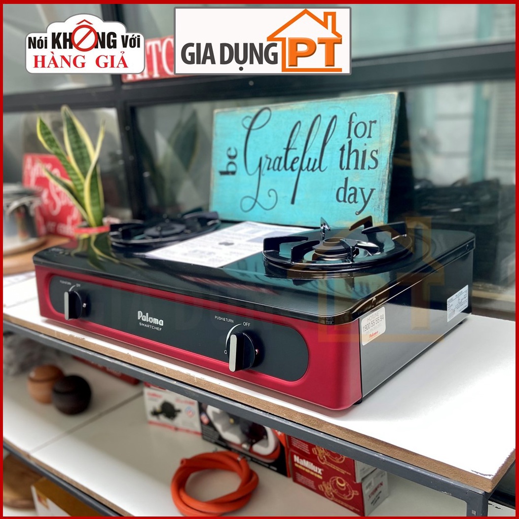 Bếp gas dương để bàn Paloma PA-V71 các màu, sx tại Việt Nam,linh kiện nhập khẩu Nhật Bản, đầu đốt ECO tiết kiệm