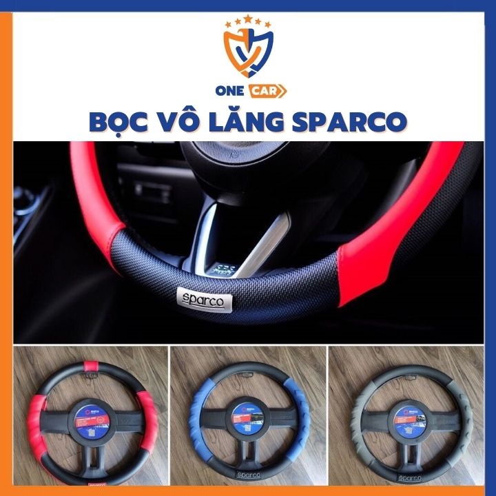 [Chính Hãng SPARCO] Bọc vô lăng chính hãng SPARCO Italia - Full mẫu và màu sắc