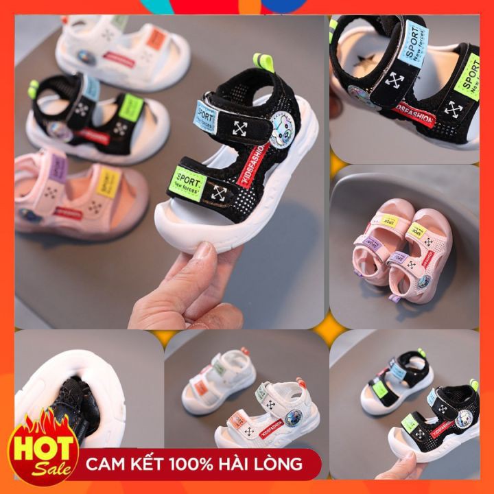 Dép tập đi  bé trai và bé gái cao cấp   Chống trơn, Chống vấp ,nhẹ cho bé_ Hàng full hộp đẹp