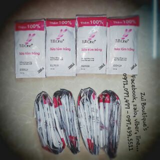 Bộ 250 gói x 10 gram Sữa tắm trắng TiTiOne