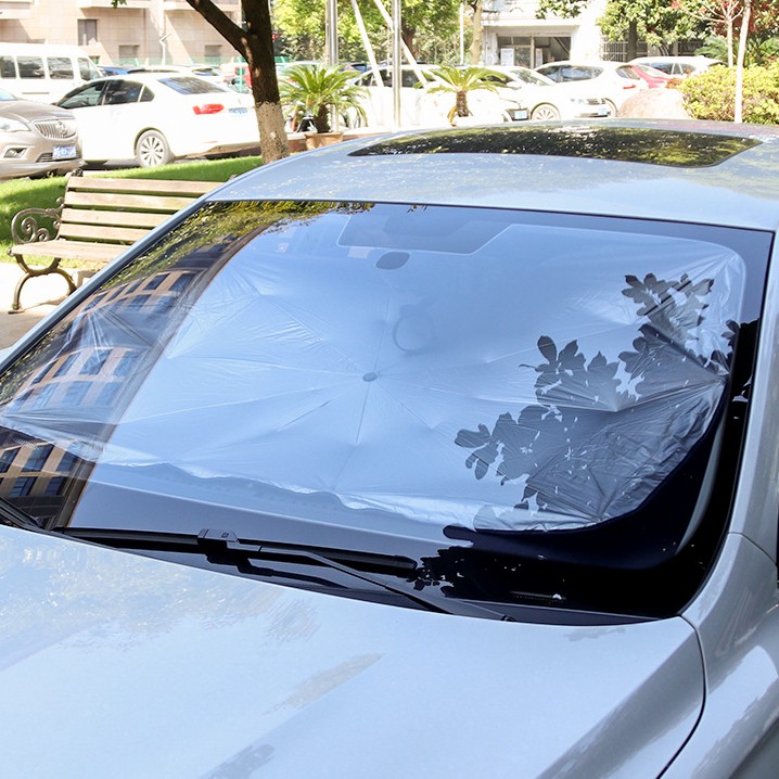 Ô Che Nắng Kính Lái Xe Ô tô - Bảo vệ nội thất ô tô - Dù che nắng kính lái xe hơi- chống tia UV