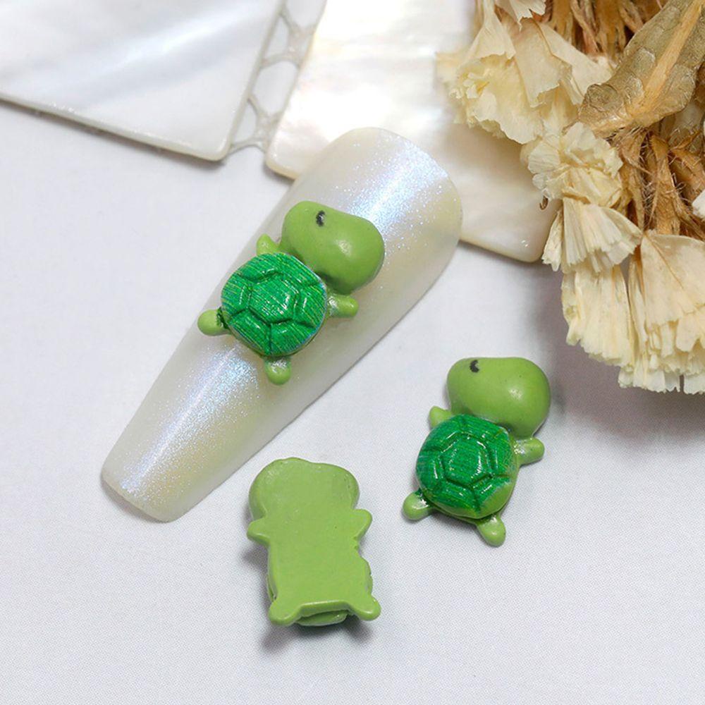 QQMALL Phụ Kiện Trang Trí Móng Tay / Điện Thoại Hình Mèo Kitty 3D Dễ Thương DIY