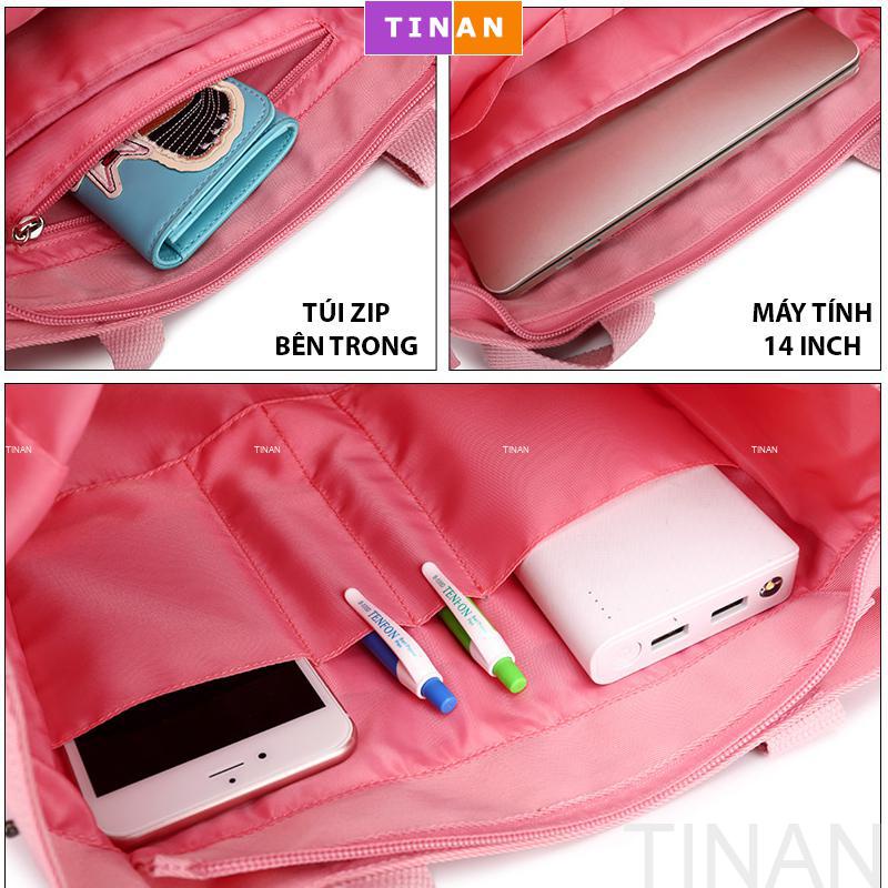 Túi Xách Đựng Laptop nữ 14 Inch, Túi Xách Vải Thời Trang A8276, Đựng Được Laptop 14 Inch