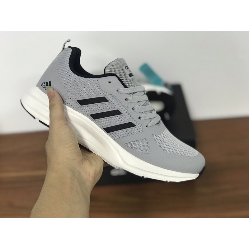 [Full box + Freeship ] Giày Sneaker Nam Giày Thể Thao Nam Ab62 Màu Ghi