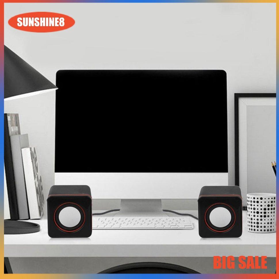 Loa Mini Hình Vuông Có Dây Kết Nối Usb