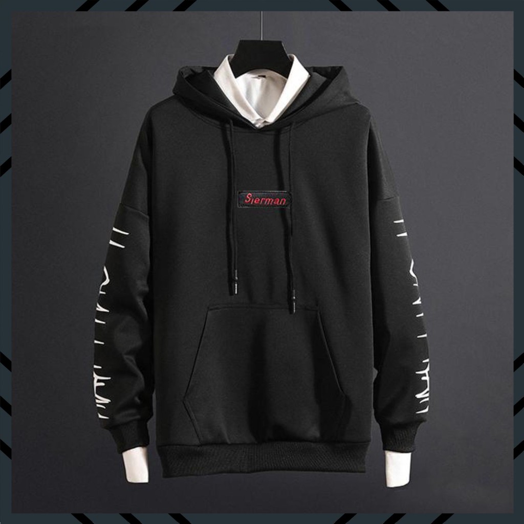 ÁO HOODIE NÓN CHUI TRÙM ĐẦU NAM NỬ CHẤT VẢI NỈ POLY HÀNG FREESIZE 1 CỠ FORM DÁNG RỘNG DƯỚI 65KG MẶC VỪA(SIERMAN) | BigBuy360 - bigbuy360.vn